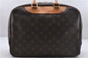 Authentic Louis Vuitton Monogram Deauville Hand Bag M47270 LV 3812D