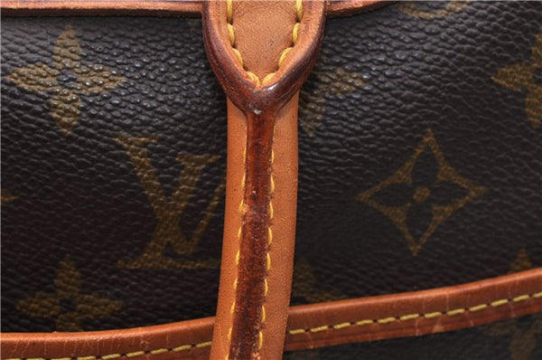 Authentic Louis Vuitton Monogram Deauville Hand Bag M47270 LV 3812D