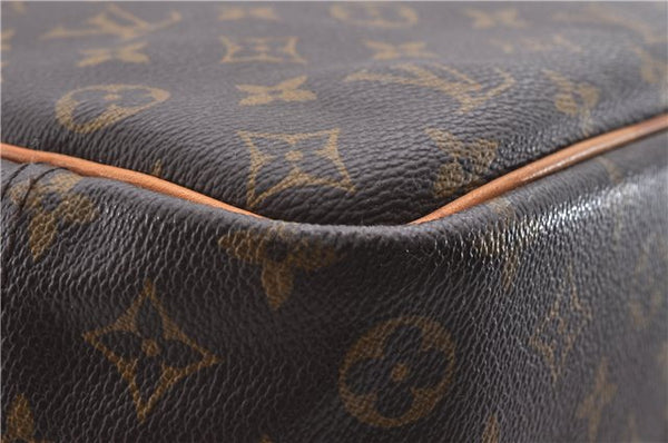 Authentic Louis Vuitton Monogram Deauville Hand Bag M47270 LV 3812D