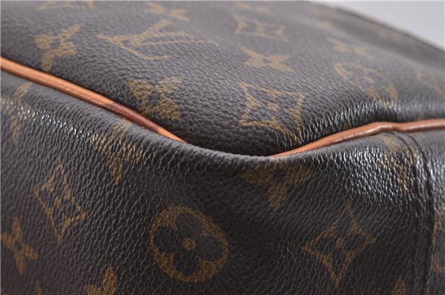 Authentic Louis Vuitton Monogram Deauville Hand Bag M47270 LV 3812D