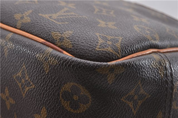 Authentic Louis Vuitton Monogram Deauville Hand Bag M47270 LV 3812D