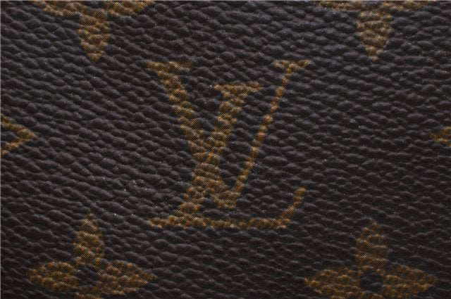 Authentic Louis Vuitton Monogram Deauville Hand Bag M47270 LV 3812D