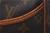 Authentic Louis Vuitton Monogram Deauville Hand Bag M47270 LV 3812D