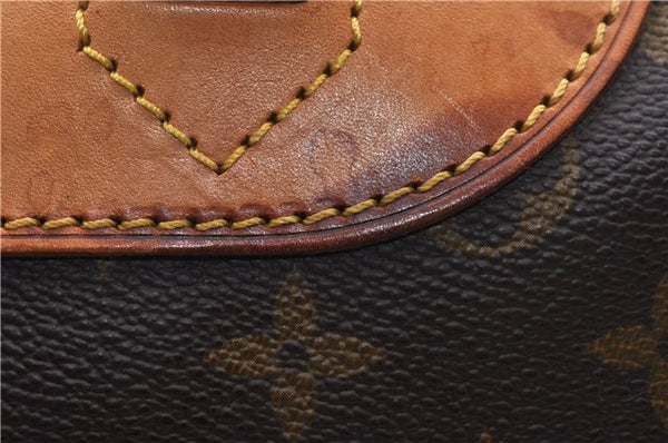 Authentic Louis Vuitton Monogram Deauville Hand Bag M47270 LV 3812D