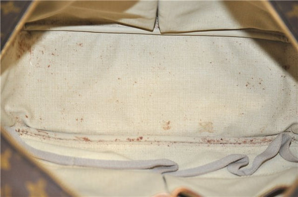 Authentic Louis Vuitton Monogram Deauville Hand Bag M47270 LV 3812D