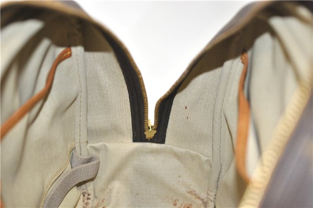 Authentic Louis Vuitton Monogram Deauville Hand Bag M47270 LV 3812D