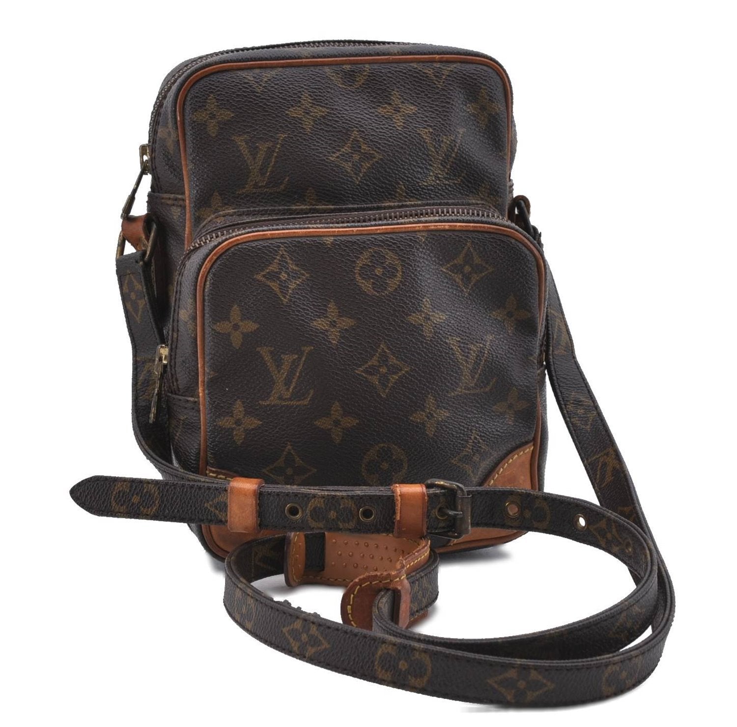 Authentic Louis Vuitton Monogram Amazone Shoulder Cross Body Bag M45236 LV 3817D