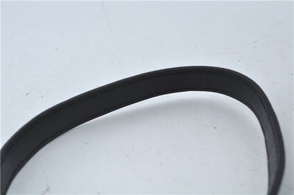 Authentic GUCCI Micro GG PVC Leather Shoulder Cross Body Bag Black Junk 3819C