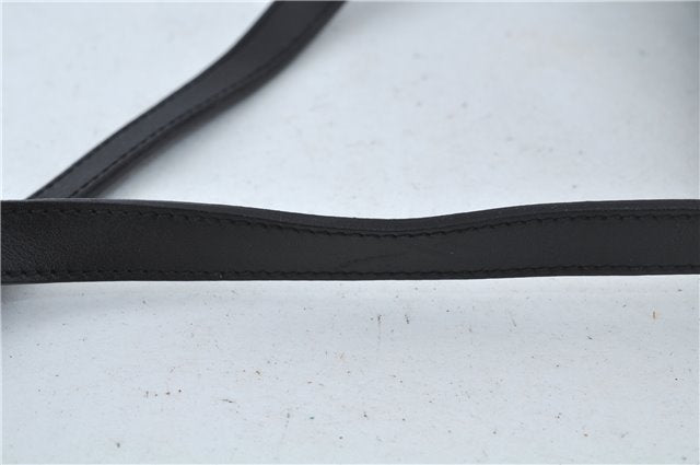 Authentic GUCCI Micro GG PVC Leather Shoulder Cross Body Bag Black Junk 3819C