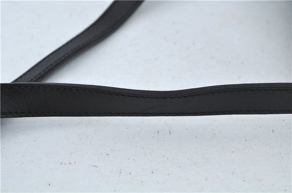 Authentic GUCCI Micro GG PVC Leather Shoulder Cross Body Bag Black Junk 3819C