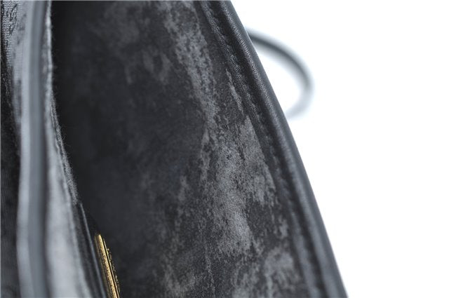 Authentic GUCCI Micro GG PVC Leather Shoulder Cross Body Bag Black Junk 3819C