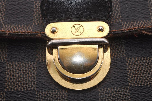 Auth Louis Vuitton Damier Ravello GM Shoulder Cross Body Bag N60006 LV 3819D