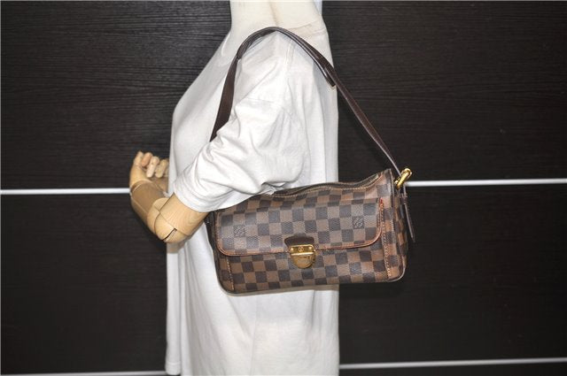 Auth Louis Vuitton Damier Ravello GM Shoulder Cross Body Bag N60006 LV 3819D