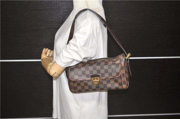 Auth Louis Vuitton Damier Ravello GM Shoulder Cross Body Bag N60006 LV 3819D