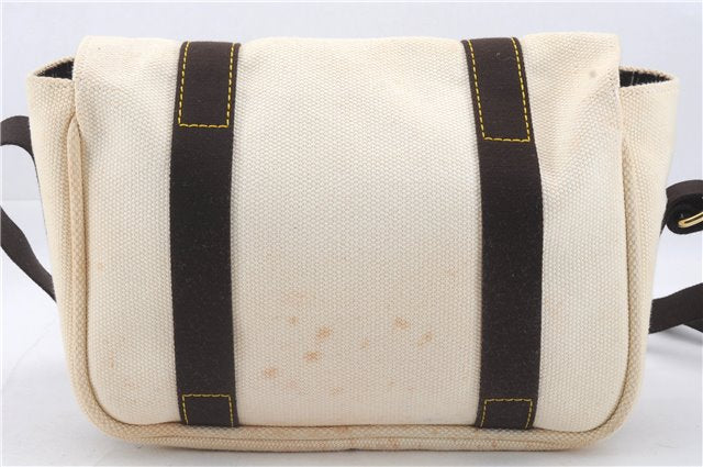 Auth Louis Vuitton Antigua Buzas PM Shoulder Cross Bag Ivory M40042 LV 3824D