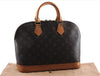 Authentic Louis Vuitton Monogram Alma Hand Bag Purse M51130 LV 3830E