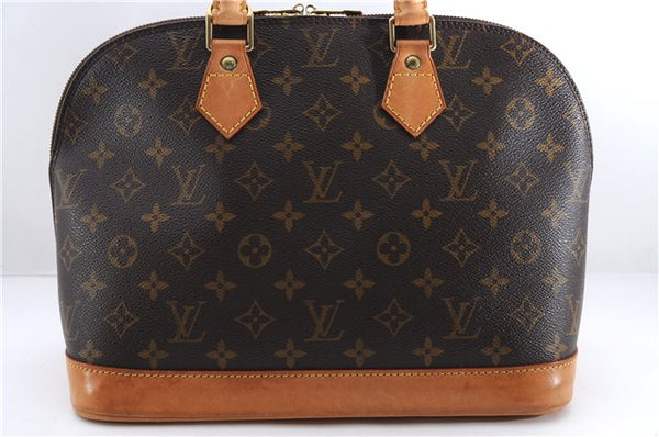 Authentic Louis Vuitton Monogram Alma Hand Bag Purse M51130 LV 3830E