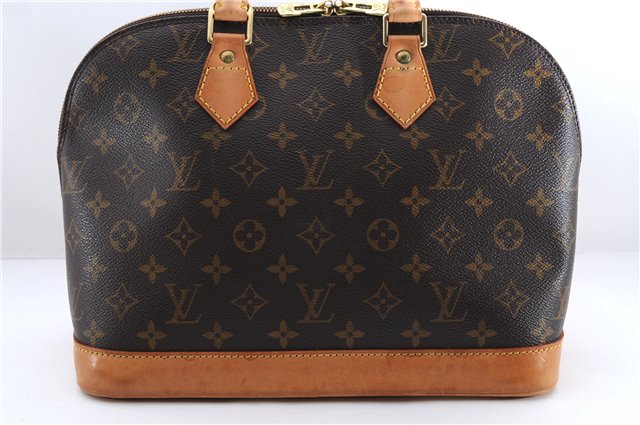 Authentic Louis Vuitton Monogram Alma Hand Bag Purse M51130 LV 3830E