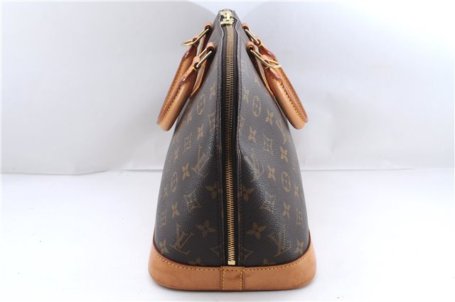 Authentic Louis Vuitton Monogram Alma Hand Bag Purse M51130 LV 3830E