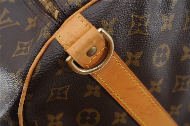 Authentic Louis Vuitton Monogram Keepall Bandouliere 60 M41412 Boston Bag 3830F