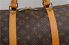 Authentic Louis Vuitton Monogram Keepall Bandouliere 60 M41412 Boston Bag 3830F