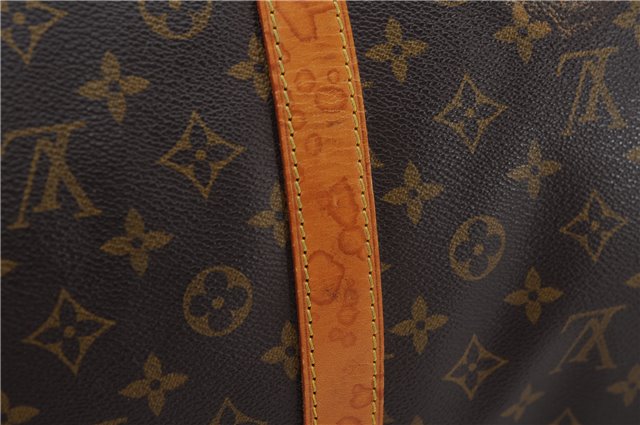 Authentic Louis Vuitton Monogram Keepall Bandouliere 60 M41412 Boston Bag 3830F