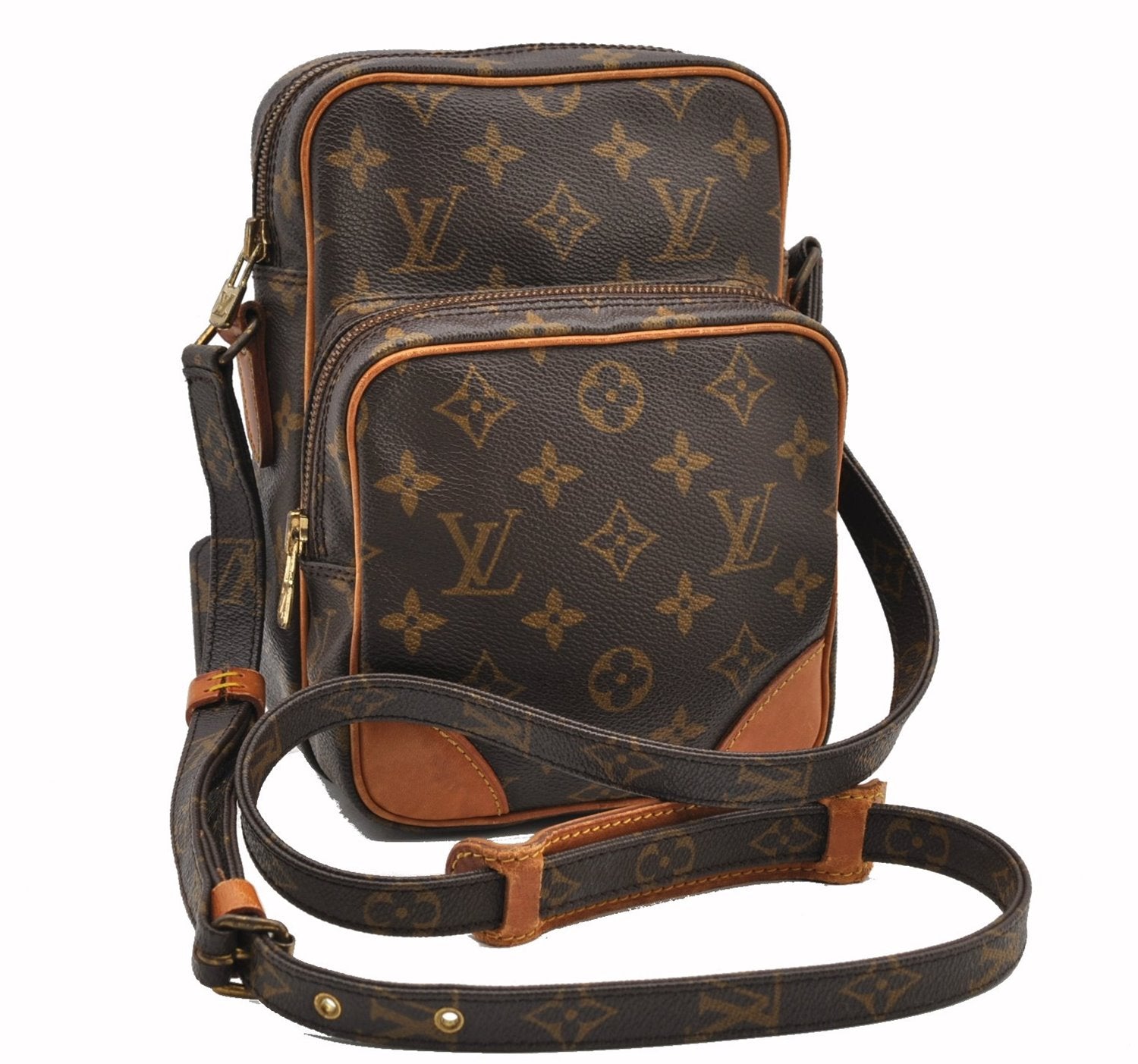 Authentic Louis Vuitton Monogram Amazone Shoulder Cross Body Bag M45236 LV 3831F