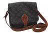 Auth Louis Vuitton Monogram Cartouchiere MM Shoulder Cross Bag M51253 LV 3832D