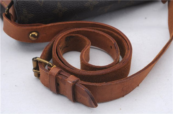 Auth Louis Vuitton Monogram Cartouchiere MM Shoulder Cross Bag M51253 LV 3832D
