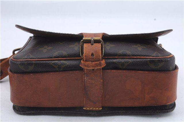 Auth Louis Vuitton Monogram Cartouchiere MM Shoulder Cross Bag M51253 LV 3832D