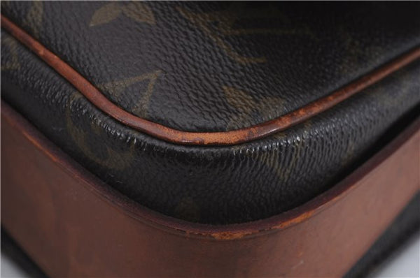 Auth Louis Vuitton Monogram Cartouchiere MM Shoulder Cross Bag M51253 LV 3832D