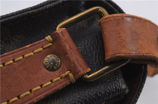 Auth Louis Vuitton Monogram Cartouchiere MM Shoulder Cross Bag M51253 LV 3832D