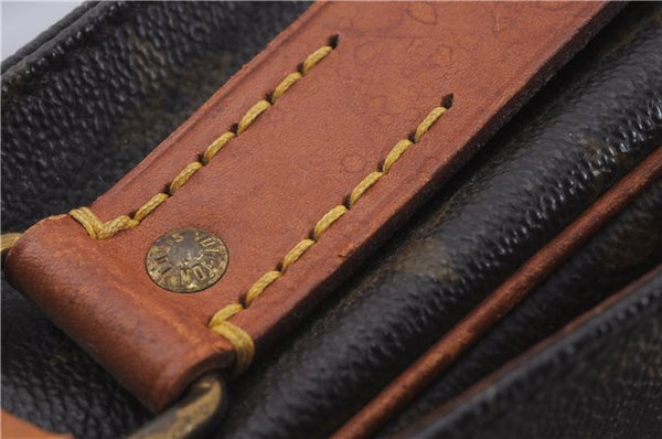 Auth Louis Vuitton Monogram Cartouchiere MM Shoulder Cross Bag M51253 LV 3832D