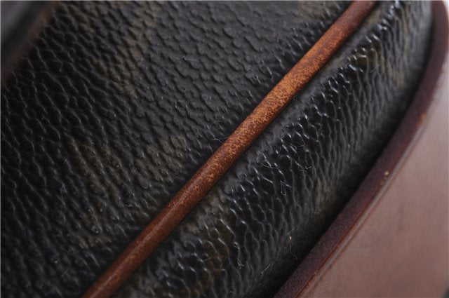 Auth Louis Vuitton Monogram Cartouchiere MM Shoulder Cross Bag M51253 LV 3832D