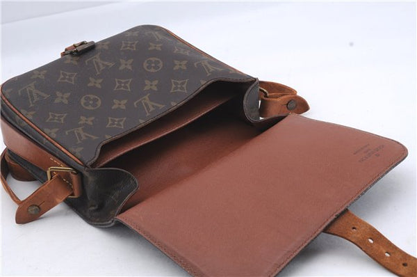 Auth Louis Vuitton Monogram Cartouchiere MM Shoulder Cross Bag M51253 LV 3832D