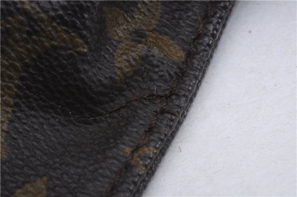 Auth Louis Vuitton Monogram Cartouchiere MM Shoulder Cross Bag M51253 LV 3832D