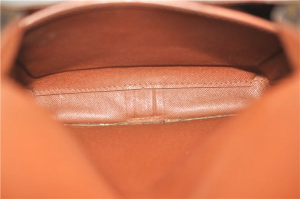 Auth Louis Vuitton Monogram Cartouchiere MM Shoulder Cross Bag M51253 LV 3832D