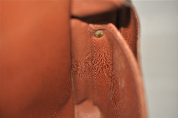 Auth Louis Vuitton Monogram Cartouchiere MM Shoulder Cross Bag M51253 LV 3832D