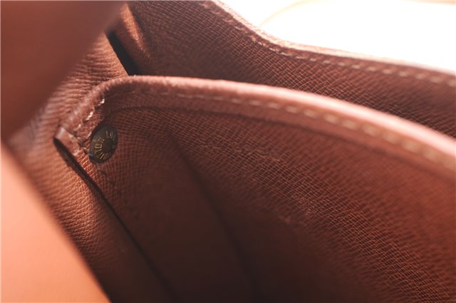 Auth Louis Vuitton Monogram Cartouchiere MM Shoulder Cross Bag M51253 LV 3832D