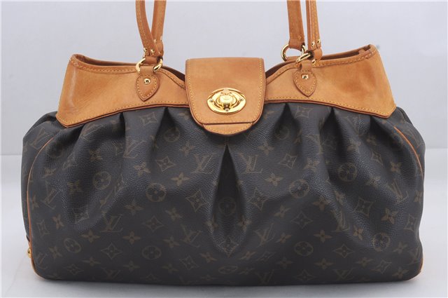Authentic Louis Vuitton Monogram Boesi MM Shoulder Bag M45714 LV 3834D