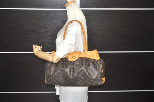 Authentic Louis Vuitton Monogram Boesi MM Shoulder Bag M45714 LV 3834D