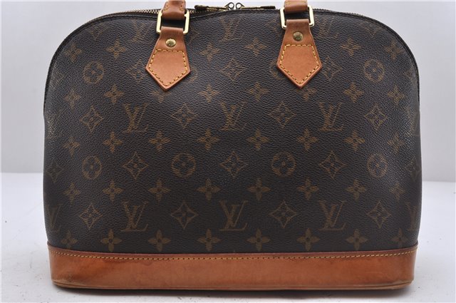 Authentic Louis Vuitton Monogram Alma Hand Bag Purse M51130 LV 3835D