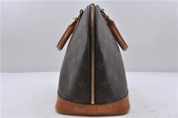 Authentic Louis Vuitton Monogram Alma Hand Bag Purse M51130 LV 3835D
