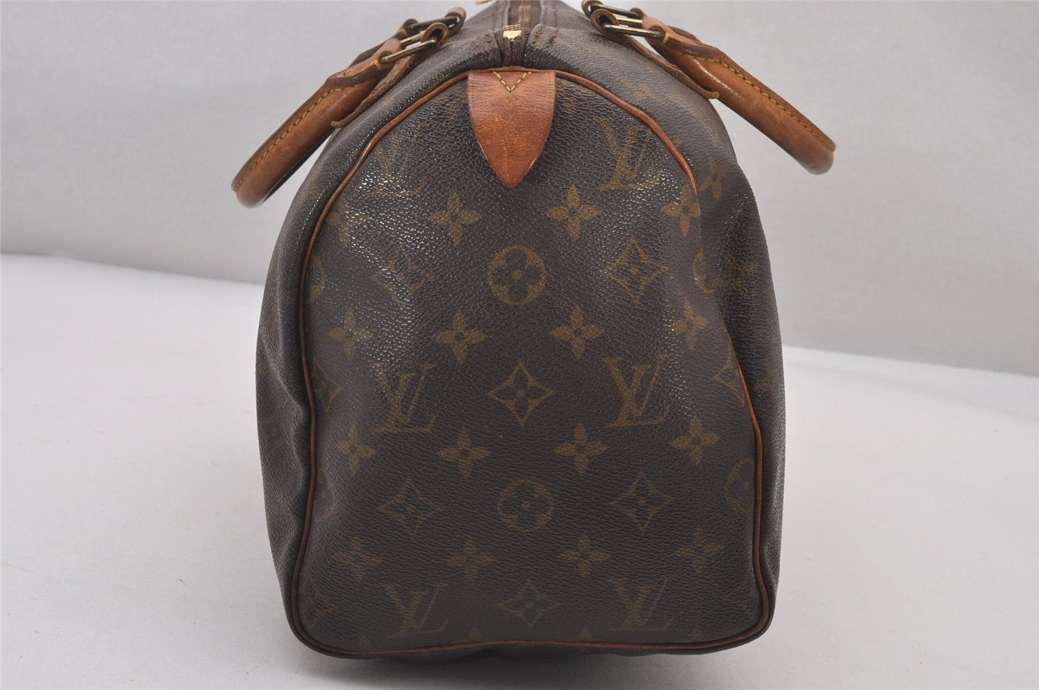 Authentic Louis Vuitton Monogram Speedy 30 Hand Boston Bag M41526 LV 3835I