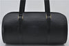 Authentic Louis Vuitton Epi Soufflot Hand Bag Black M52222 LV 3836E