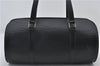 Authentic Louis Vuitton Epi Soufflot Hand Bag Black M52222 LV 3836E