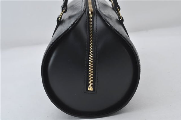 Authentic Louis Vuitton Epi Soufflot Hand Bag Black M52222 LV 3836E