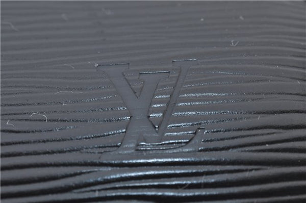 Authentic Louis Vuitton Epi Soufflot Hand Bag Black M52222 LV 3836E