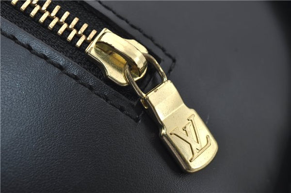 Authentic Louis Vuitton Epi Soufflot Hand Bag Black M52222 LV 3836E