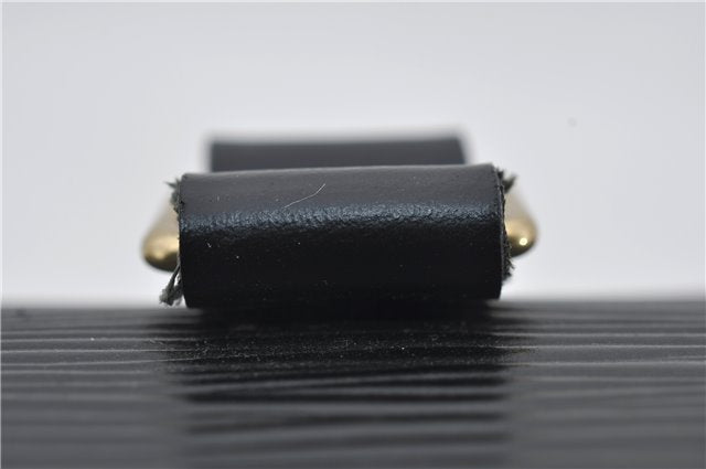 Authentic Louis Vuitton Epi Soufflot Hand Bag Black M52222 LV 3836E